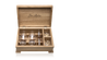Handtillverkat whiskyset med egen monogram graverat, Ekschatullset - Heta Hyttan